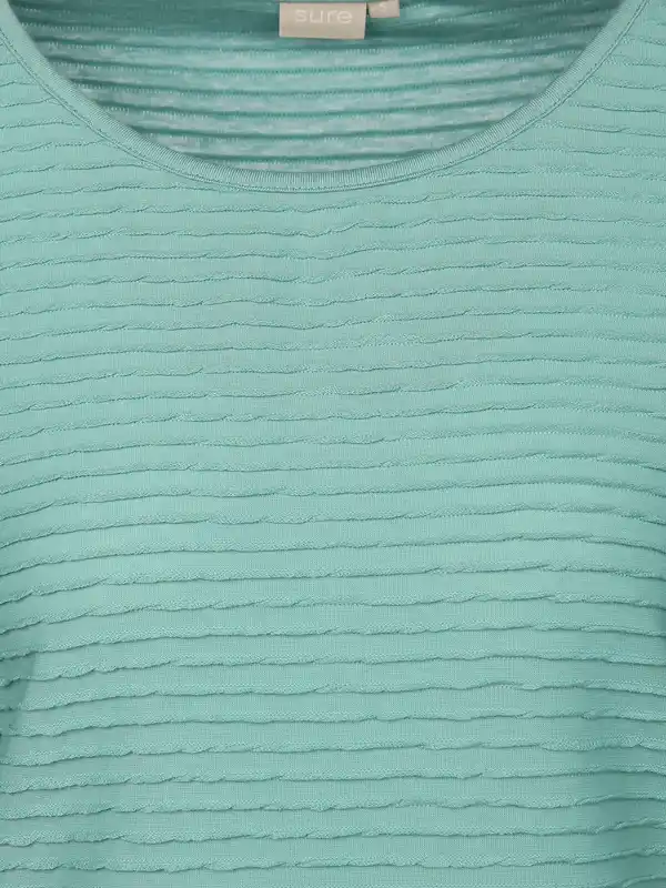 Bild 3 von Damen Struktur Shirt mit 3/4 Arm Blau