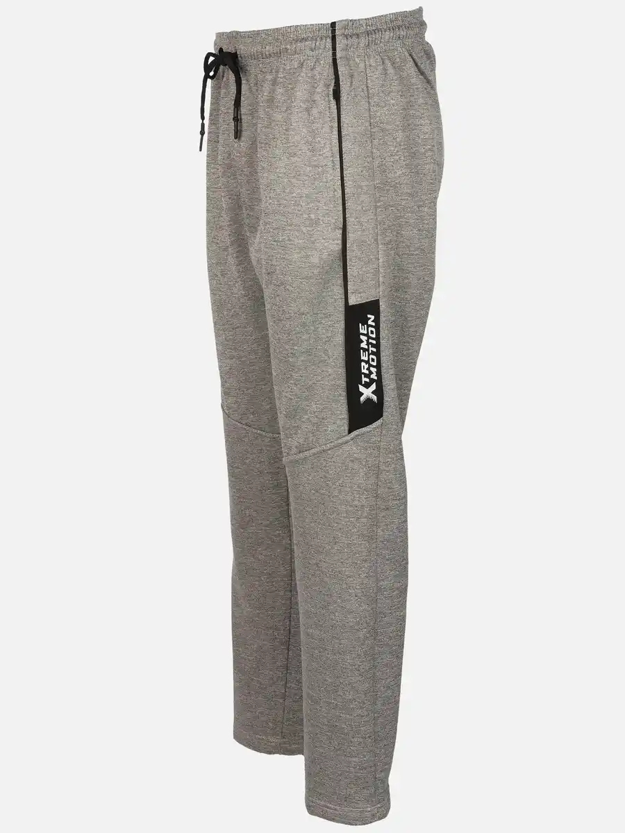 Bild 3 von Herren Jogginghose mit Paspel und kleinem Einsatz Grau