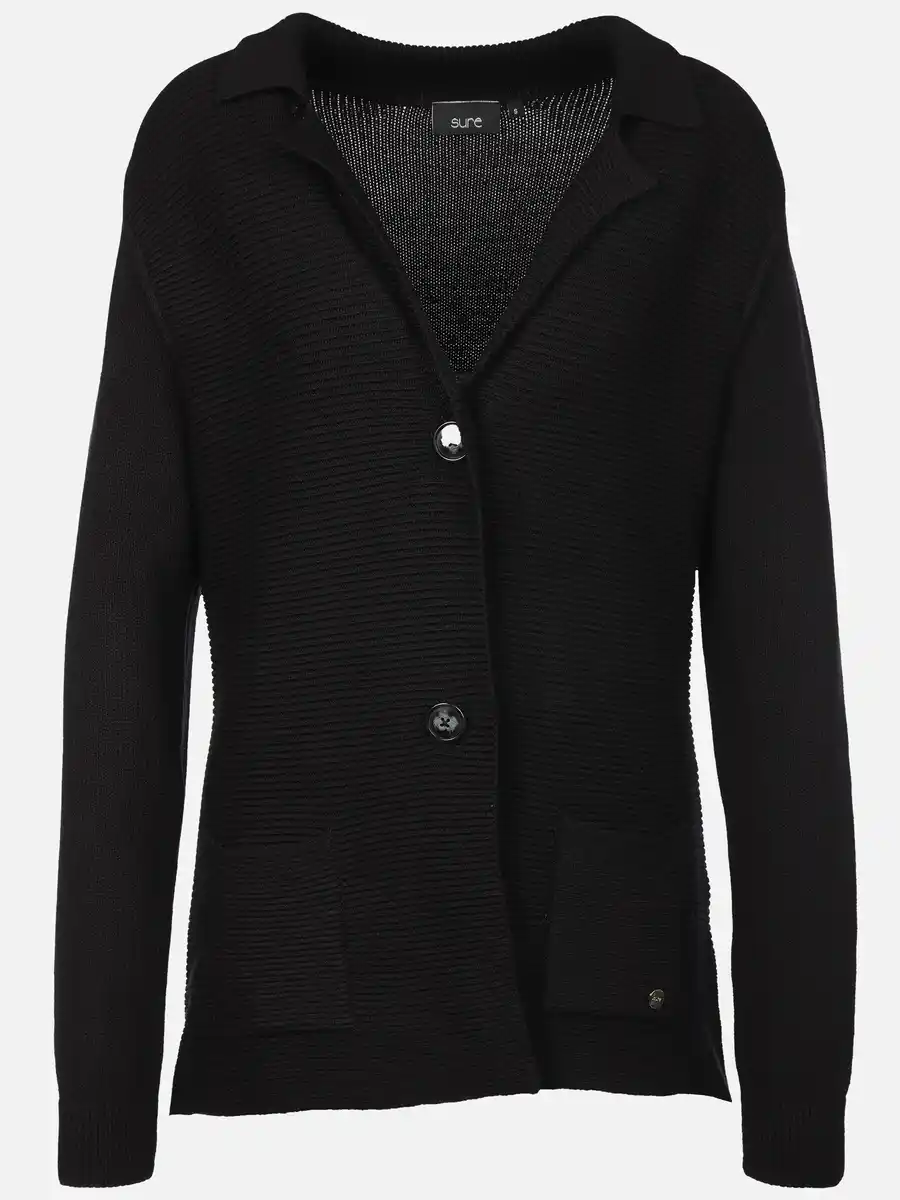 Bild 1 von Damen Strick Blazer Schwarz
