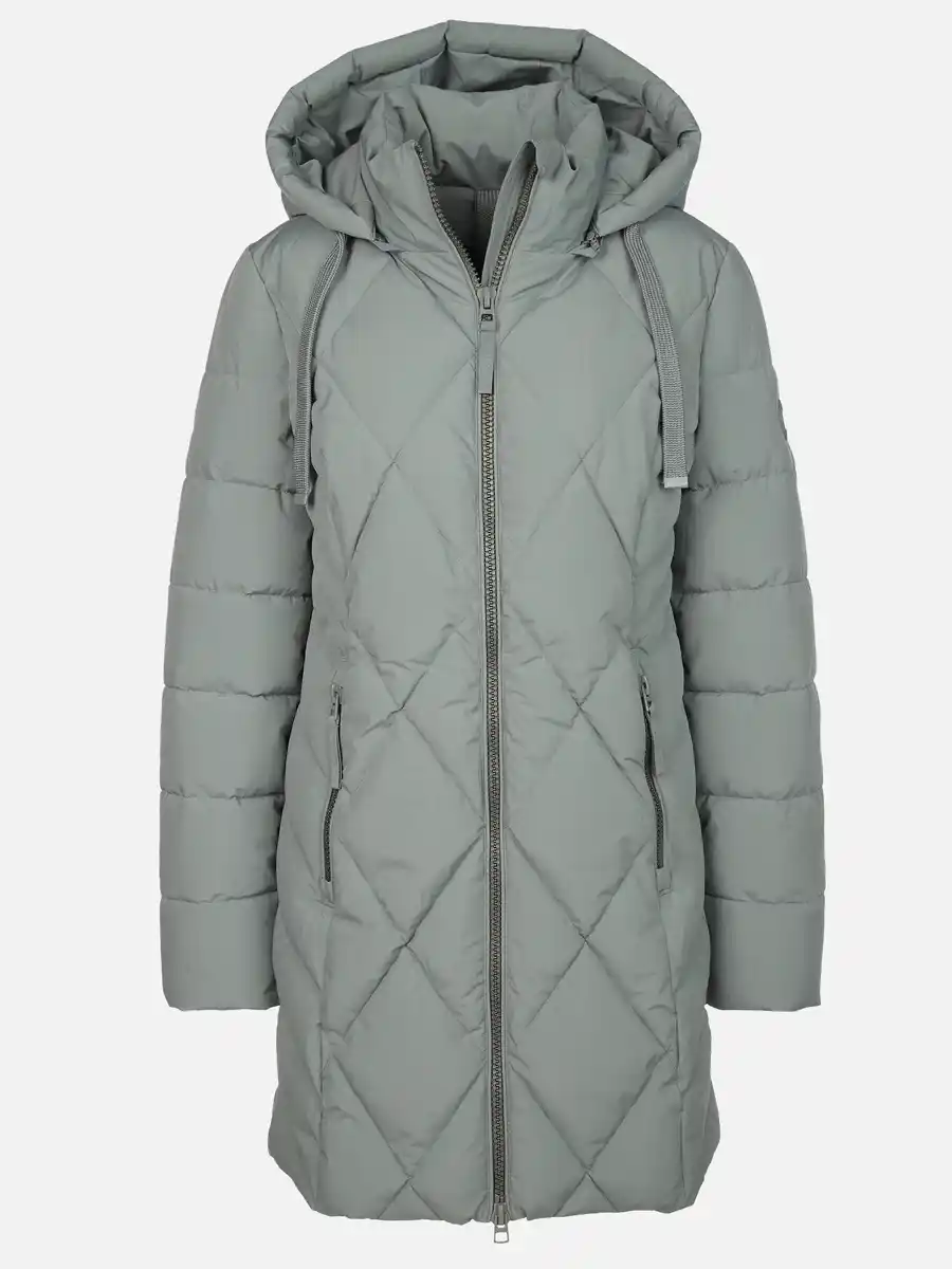 Bild 1 von Damen Steppmantel mit Kaputze Türkis