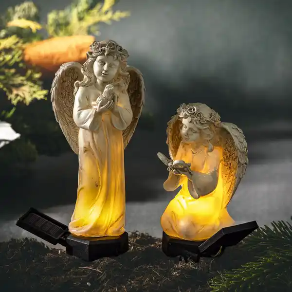 Bild 2 von LED Solar Engel - Stehend