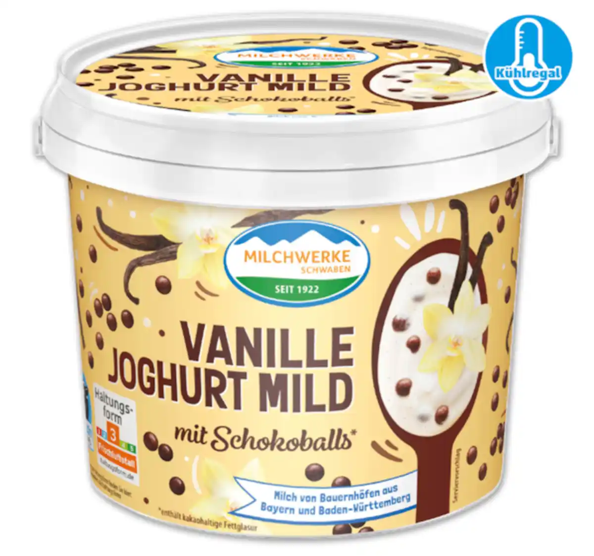 Bild 1 von MILCHWERKE SCHWABEN Joghurt mit Schokoballs*