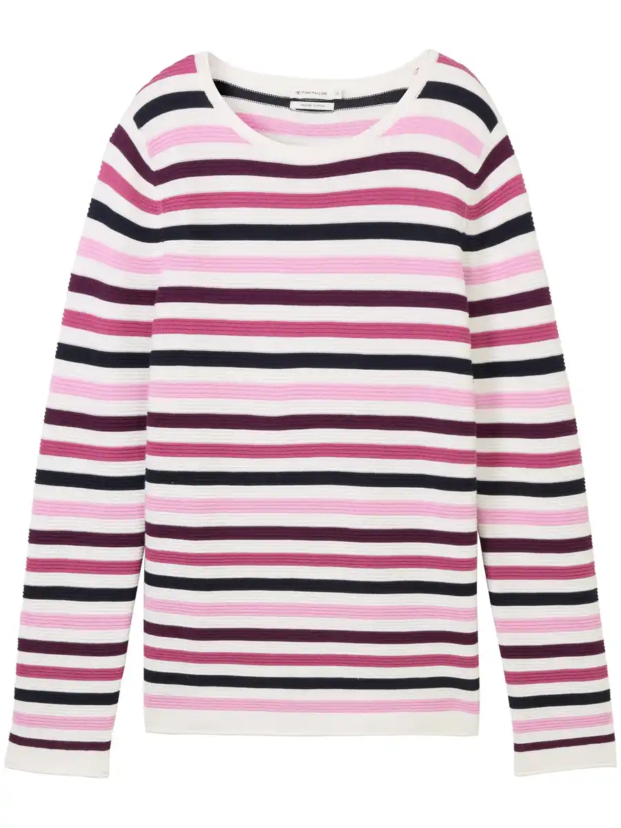 Bild 1 von Damen Pullover in Ottoman Ripp Pink