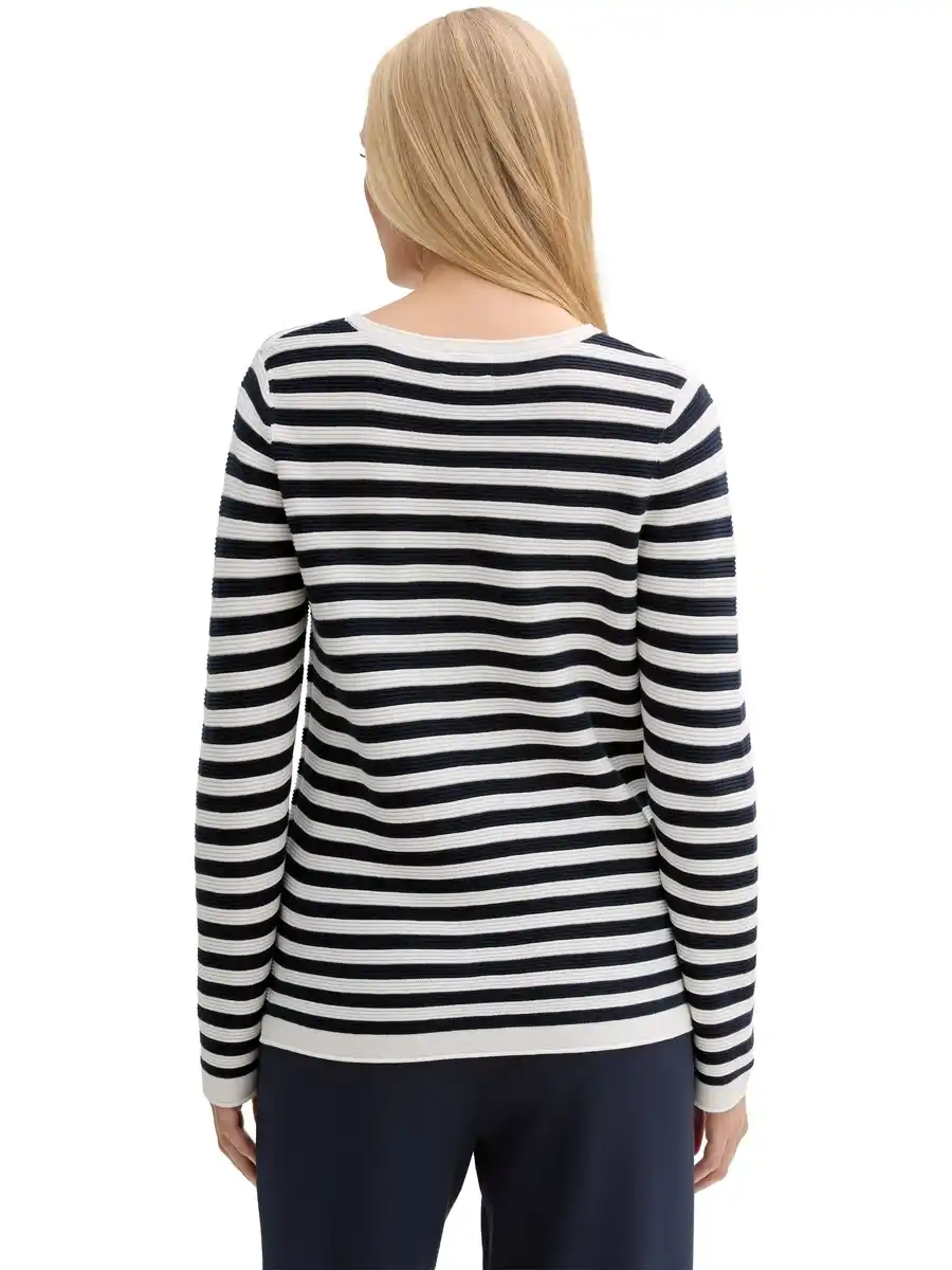 Bild 2 von Damen Pullover in Ottoman Ripp Marine