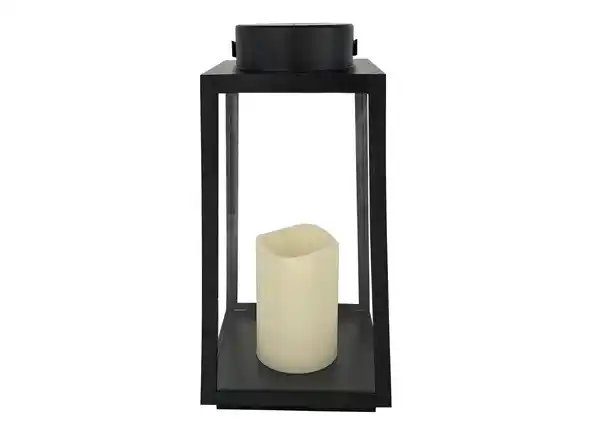 Bild 1 von LED-Laterne mit 1 warmweißen LED-Kerze