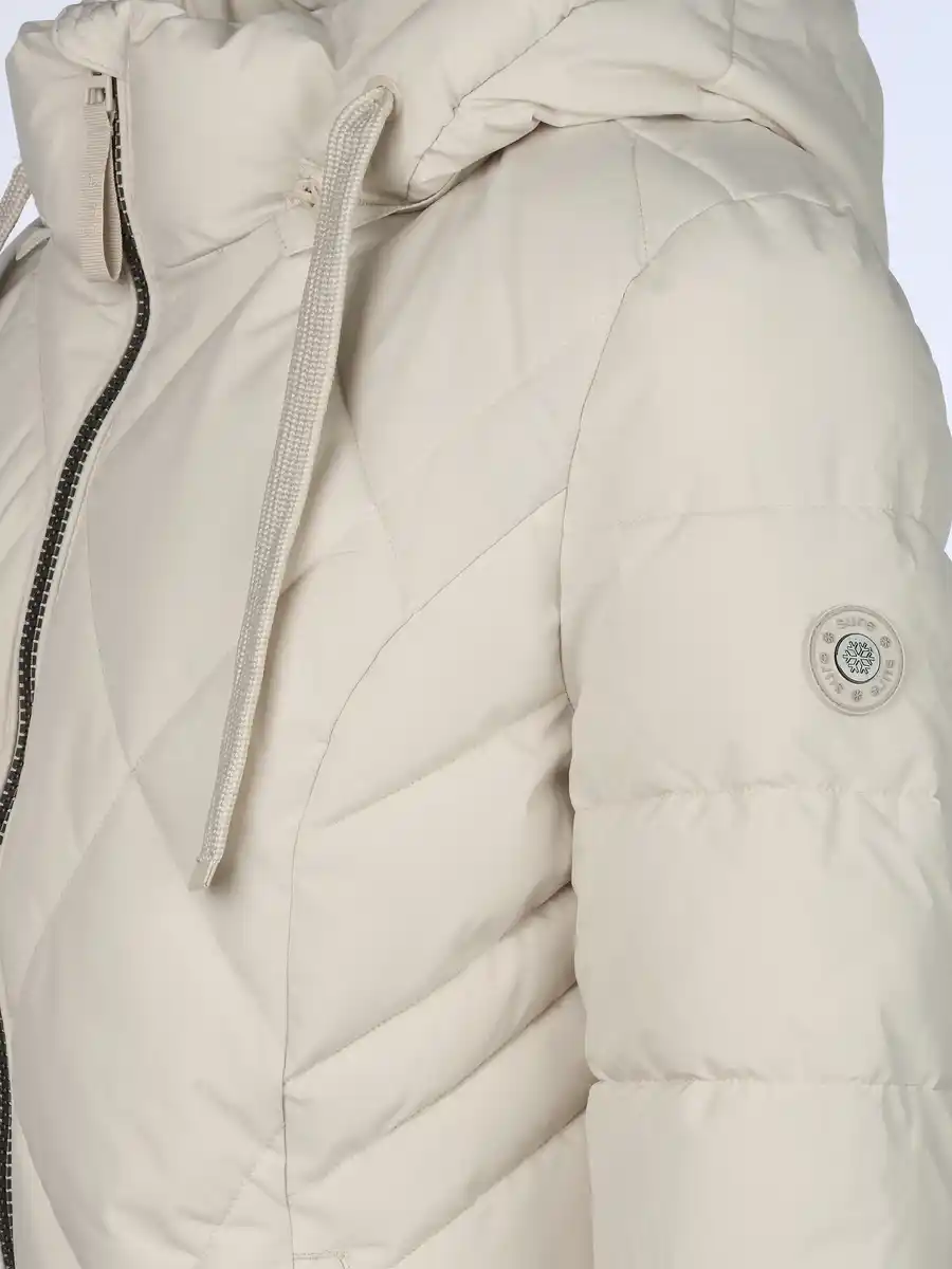 Bild 4 von Damen Steppmantel mit Kaputze Beige