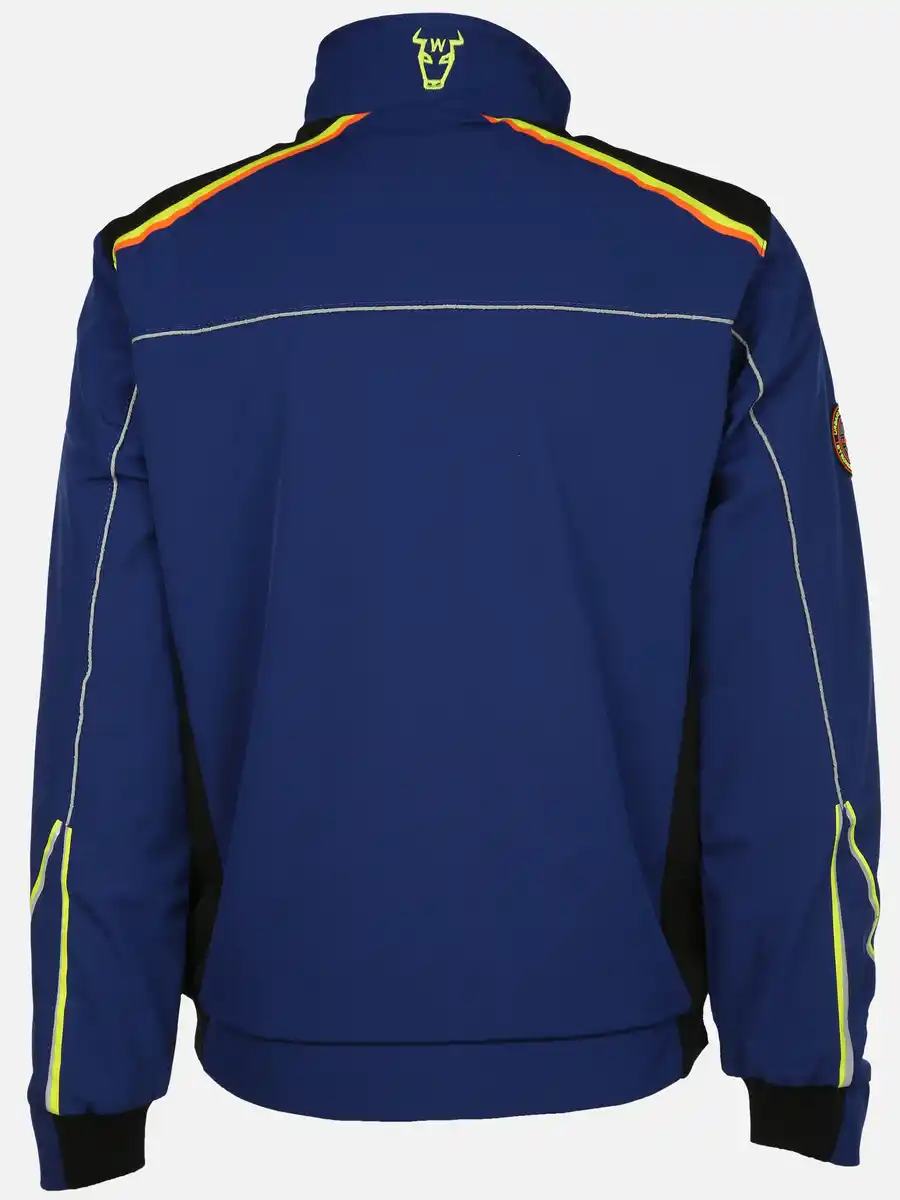 Bild 2 von Herren Softshelljacke mit Neondetails Blau