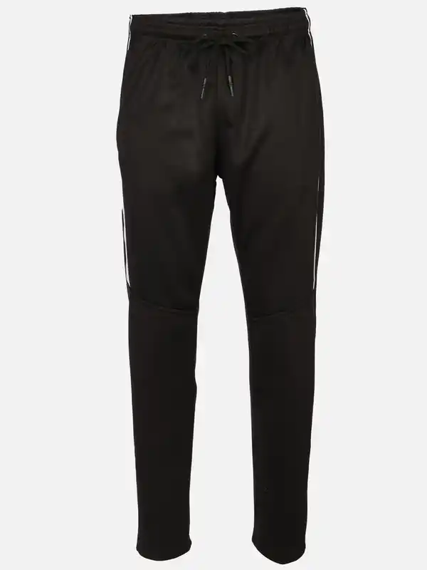 Bild 1 von Herren Jogginghose mit Paspel und kleinem Einsatz Schwarz