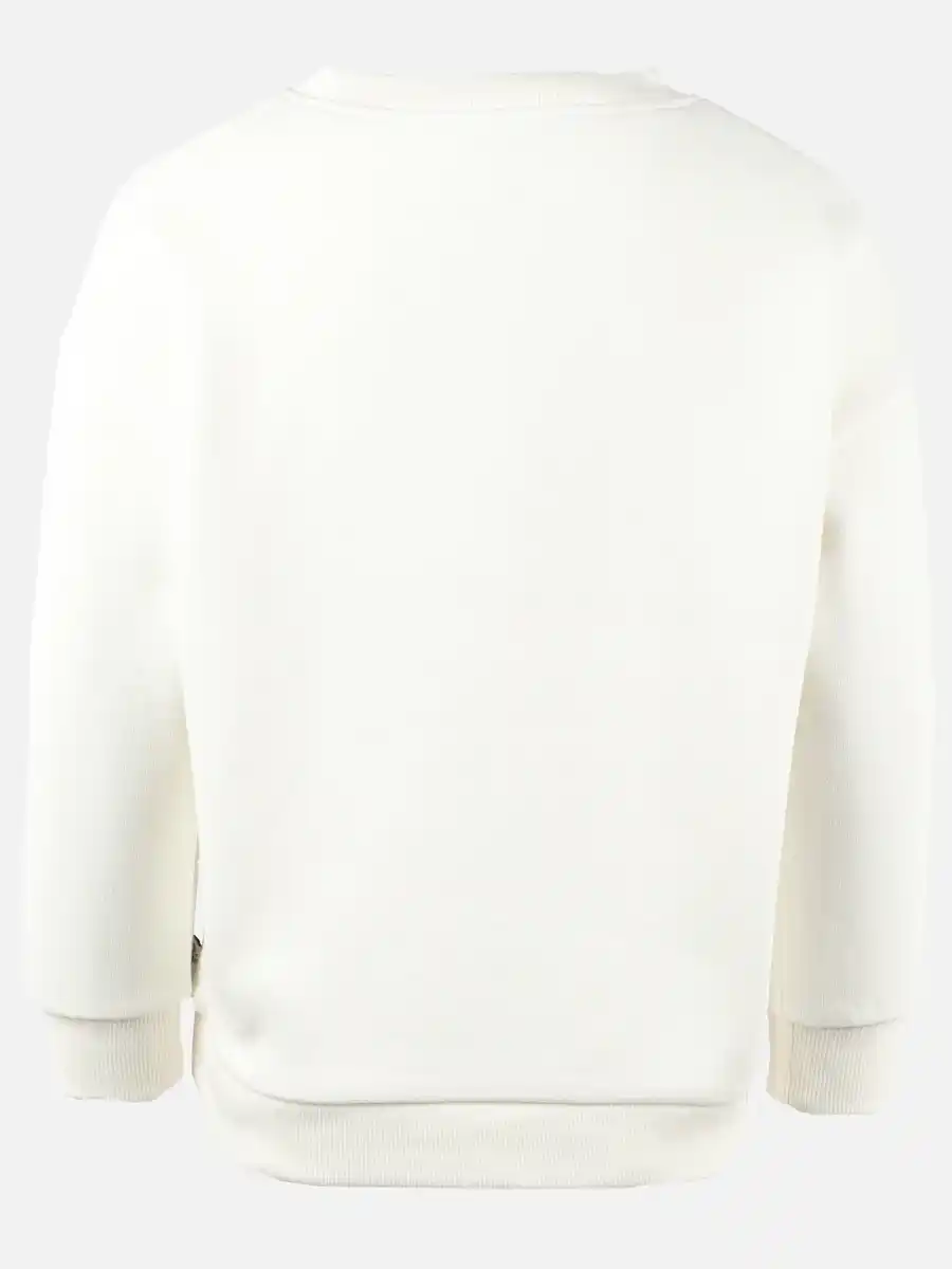 Bild 2 von Jungen Sweatshirt mit lustigem Skaterbärmotiv Weiß