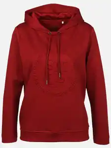 Damen Sweatshirt mit Wordingprint Rot