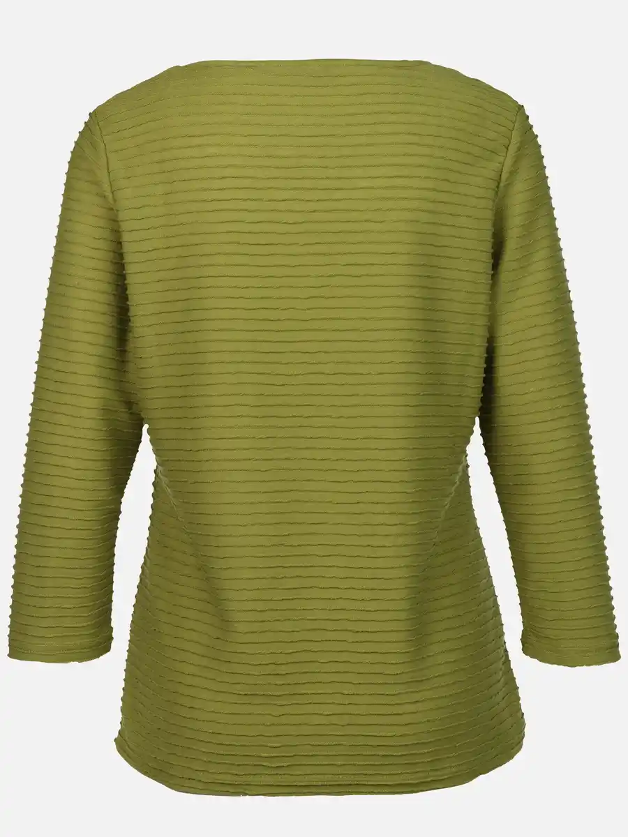 Bild 2 von Damen Struktur Shirt mit 3/4 Arm Grün