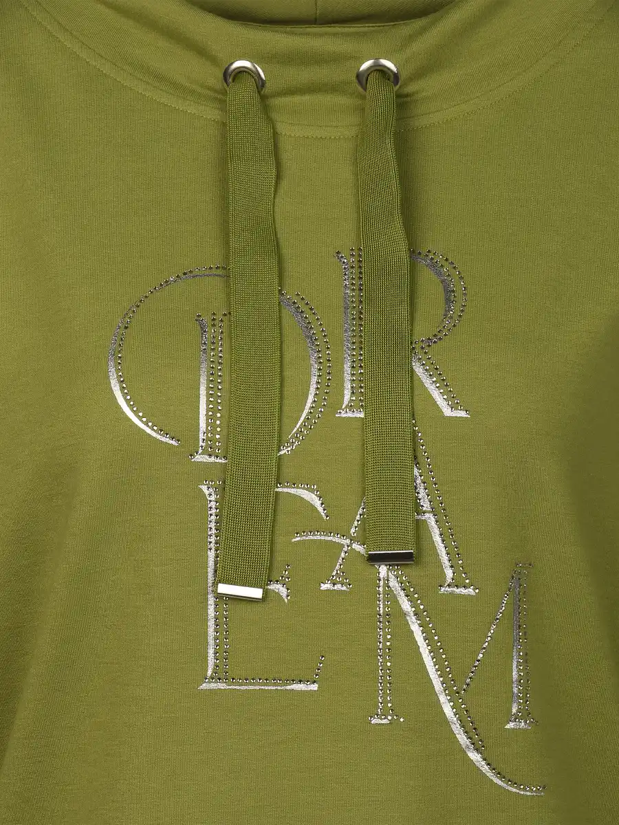 Bild 3 von Damen Sweatshirt mit Applikation Grün