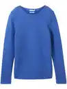 Bild 1 von Damen Pullover in Ottoman Ripp Blau