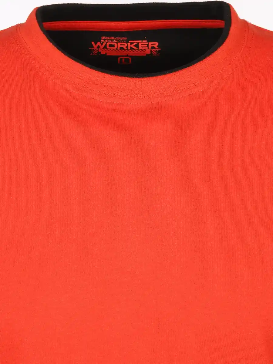 Bild 3 von Herren Shirt im 2in1 Look Orange
