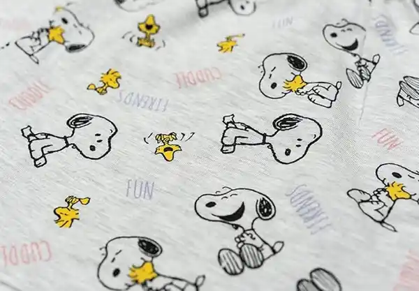 Bild 4 von Snoopy Damen Pyjama Set – Baumwolle, Tanktop & Shorts L