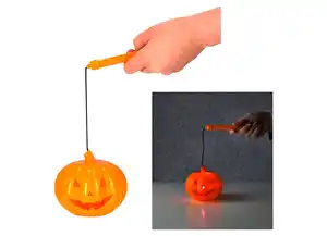 Halloween LED-Laterne mit farbiger LED