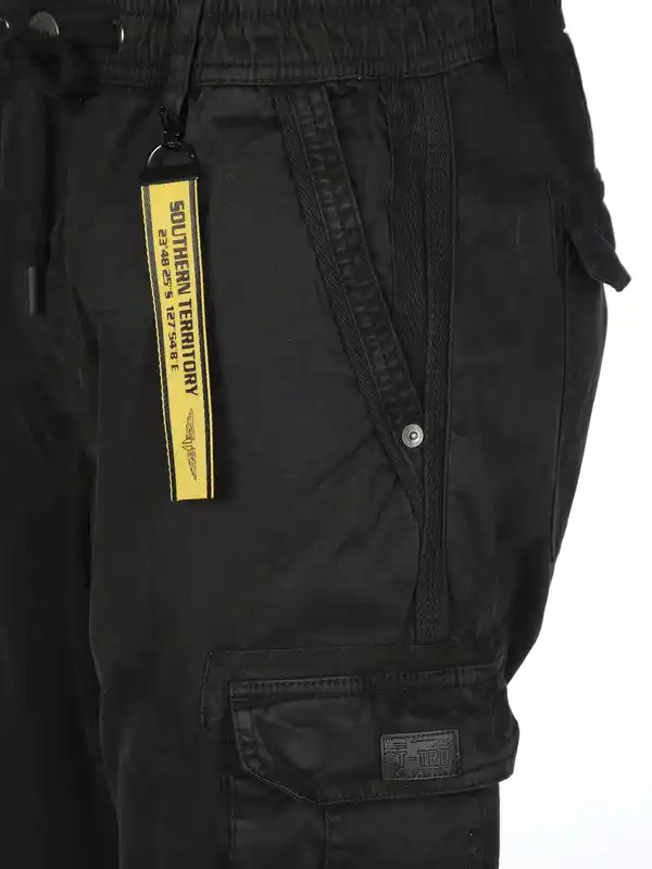 Bild 4 von Herren Cargohose mit Komfortbund Schwarz