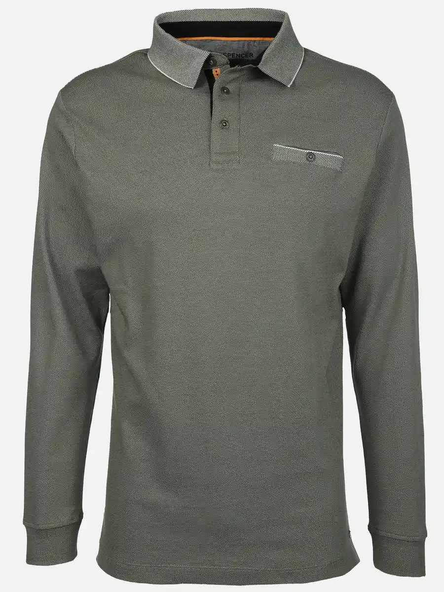 Bild 1 von Herren Poloshirt mit Brusttasche Oliv