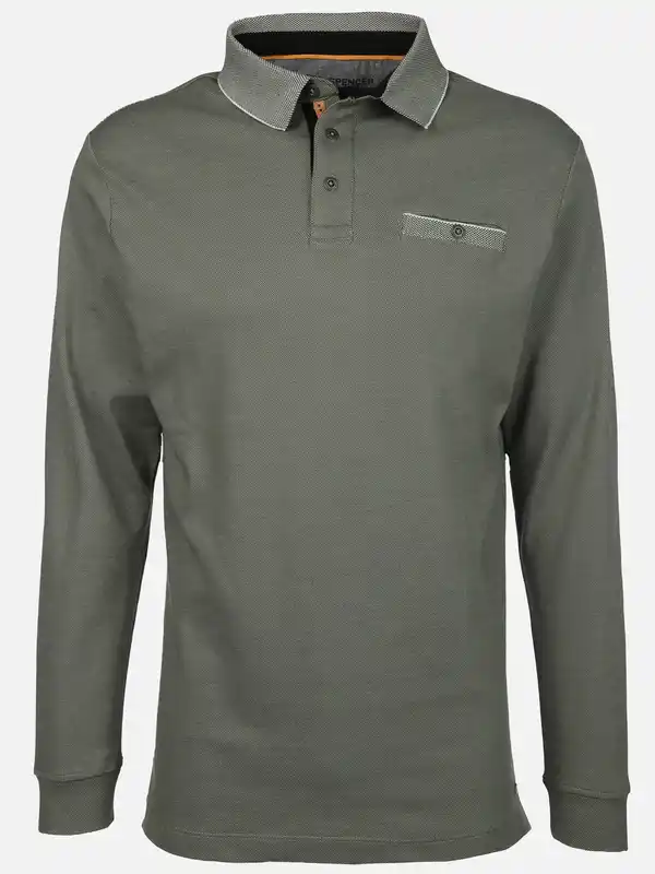 Bild 1 von Herren Poloshirt mit Brusttasche Oliv