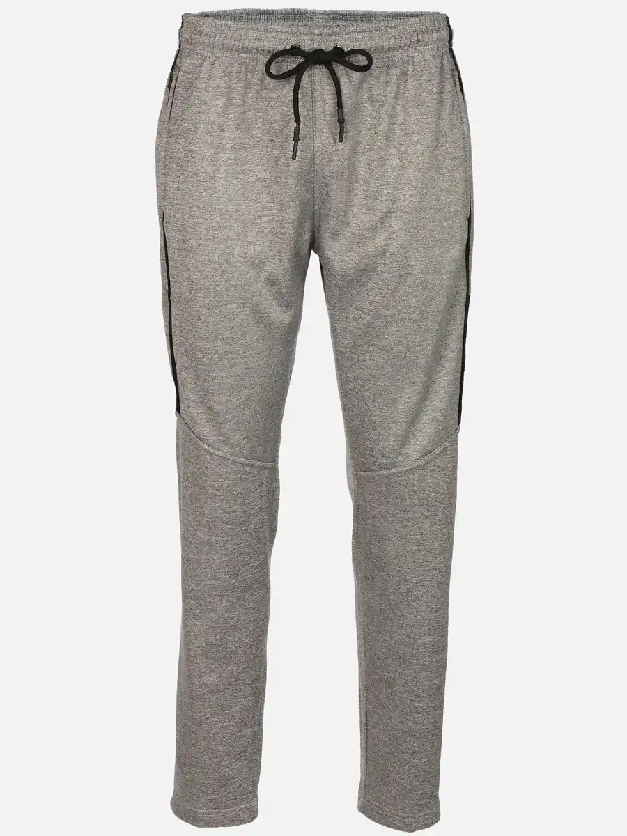 Bild 1 von Herren Jogginghose mit Paspel und kleinem Einsatz Grau