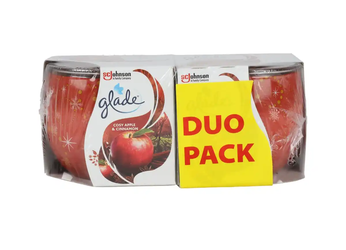 Bild 1 von glade Duftkerze Cosy Apple & Cinnamon 2x120g