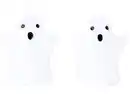 Bild 1 von Halloween Geist-Kerzen 2er-Set