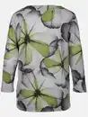 Bild 2 von Damen Flauschshirt mit Blumenprint Oliv
