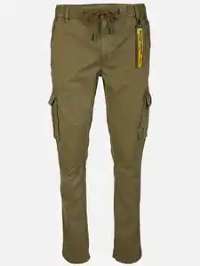 Herren Cargohose mit Komfortbund Oliv
