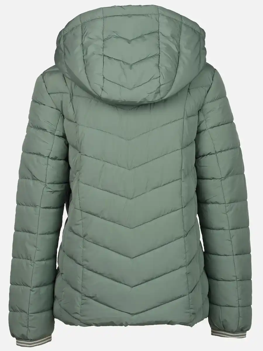 Bild 2 von Damen Steppjacke mit abnehmbarer Kapuze Salbei