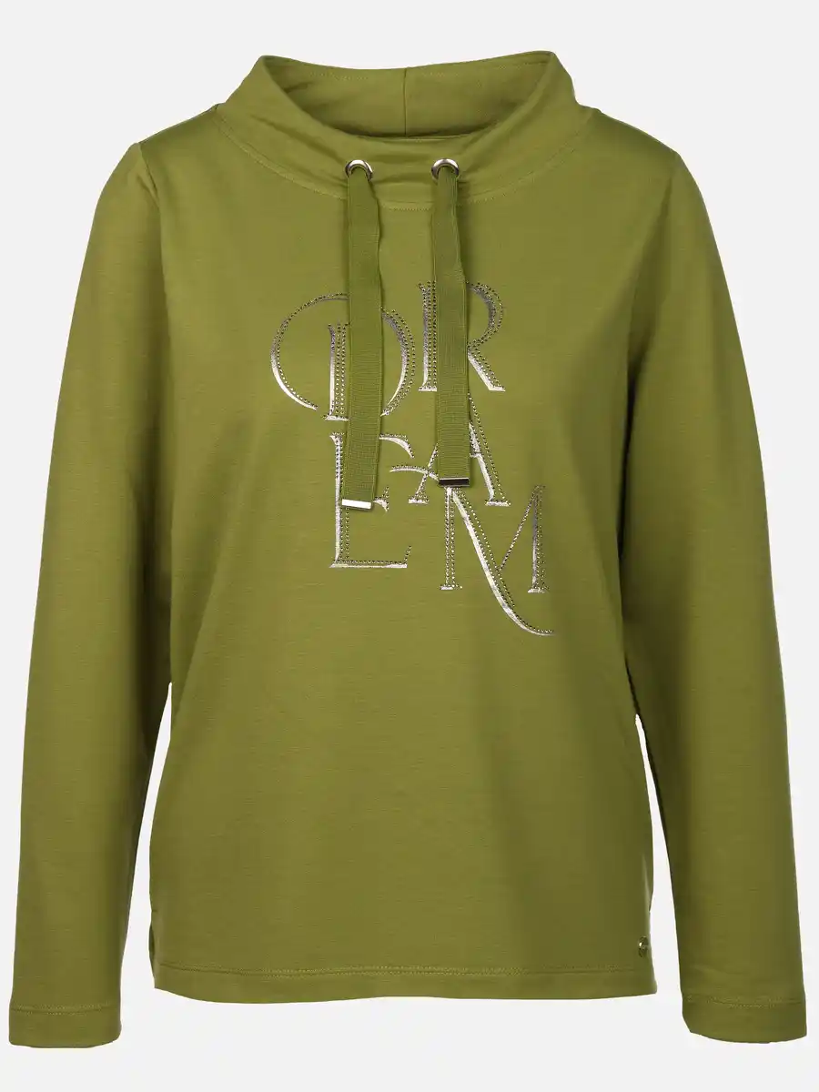 Bild 1 von Damen Sweatshirt mit Applikation Grün