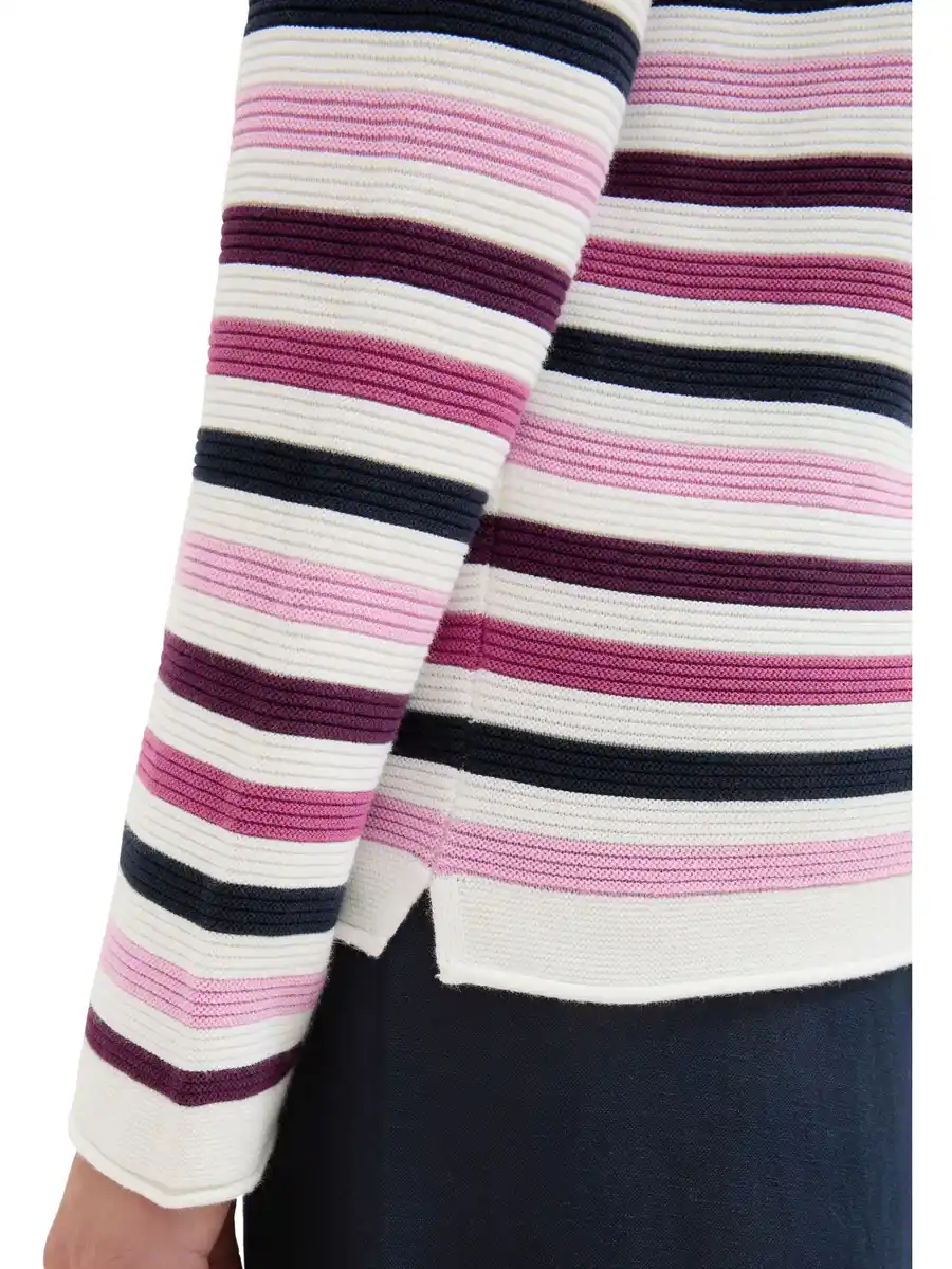 Bild 3 von Damen Pullover in Ottoman Ripp Pink