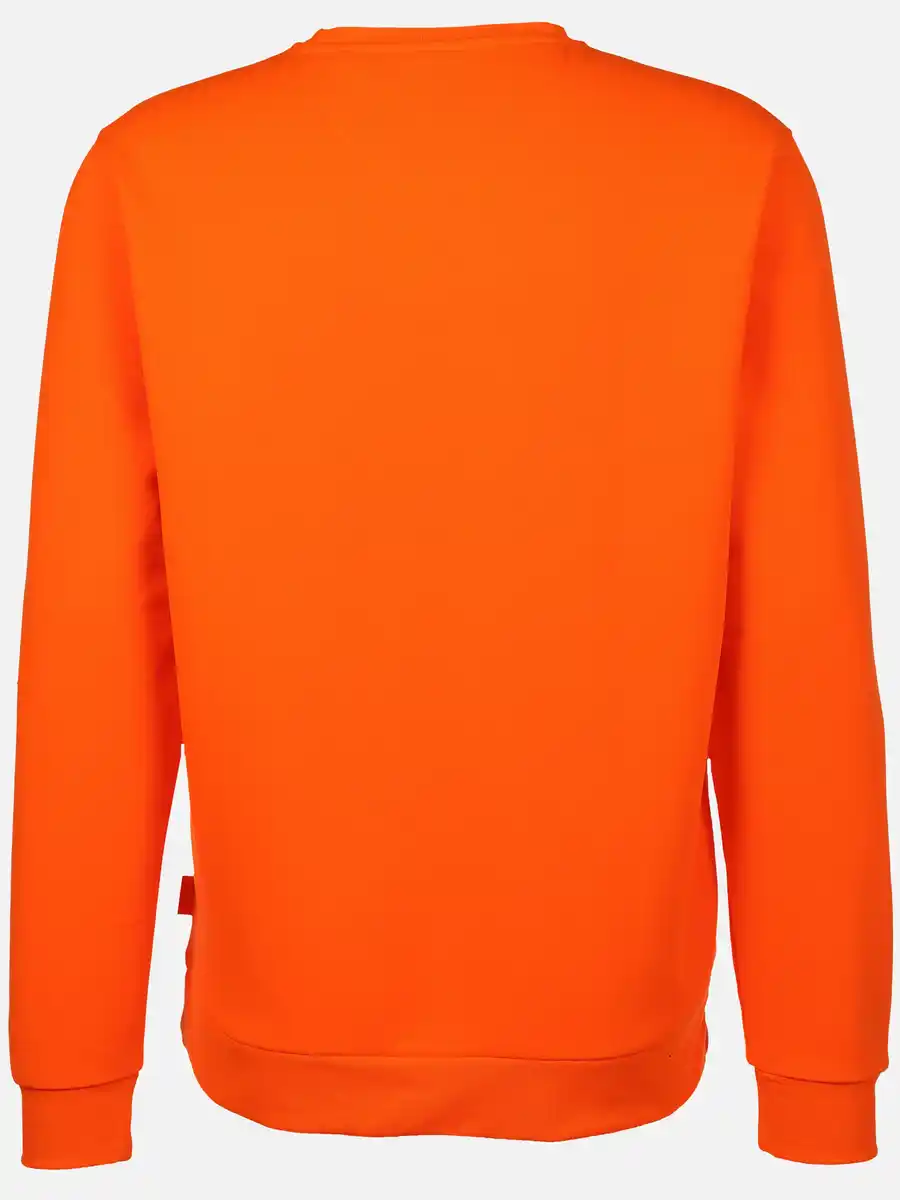 Bild 2 von Herren Sweatshirt unifarben Orange
