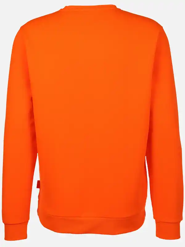 Bild 2 von Herren Sweatshirt unifarben Orange