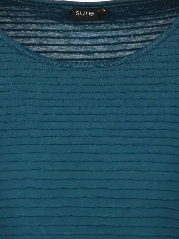 Bild 3 von Damen Struktur Shirt mit 3/4 Arm Blau