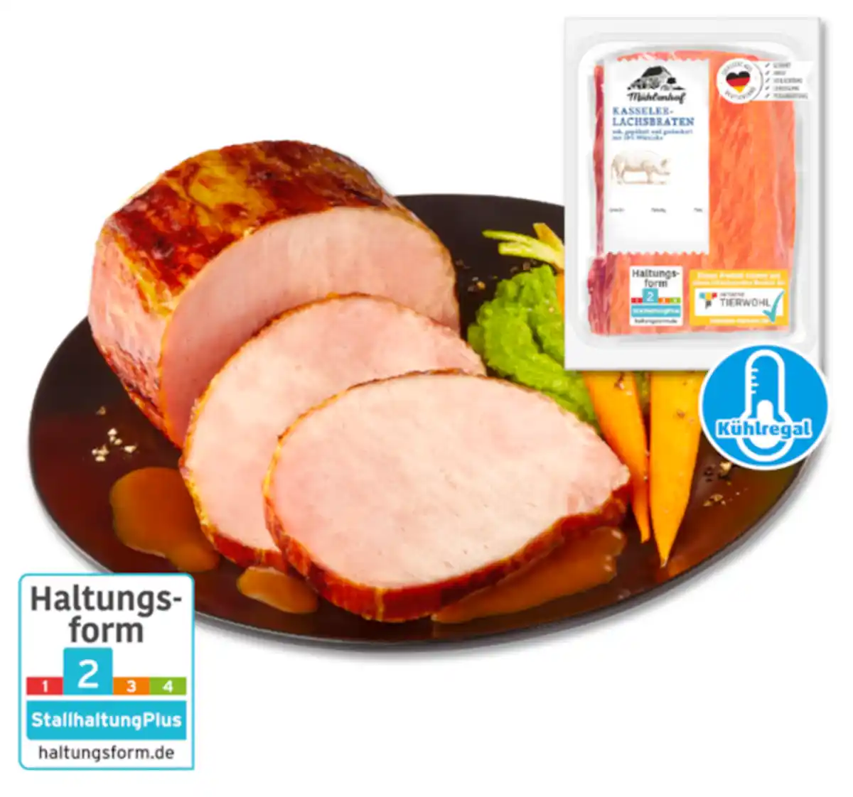 Bild 1 von MÜHLENHOF Frischer Kasseler-Lachsbraten*