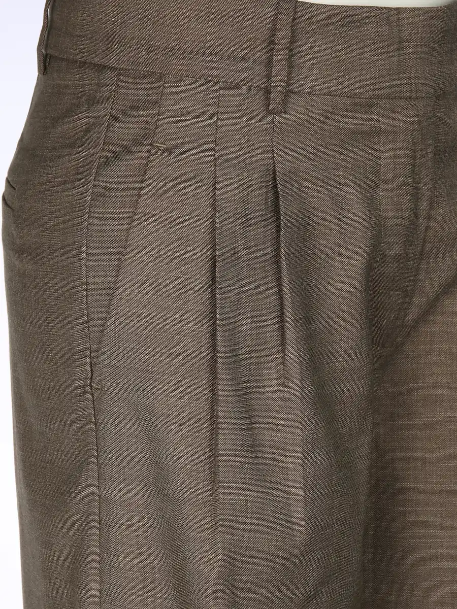 Bild 4 von Damen Hose in weiter Form Braun