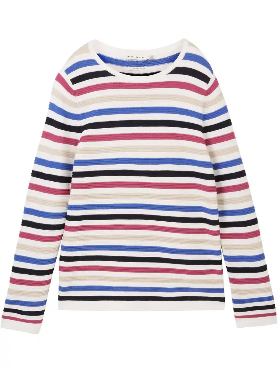 Bild 1 von Damen Pullover in Ottoman Ripp Bunt