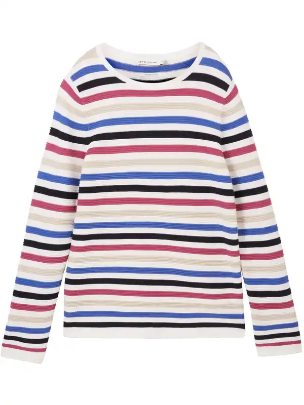 Bild 1 von Damen Pullover in Ottoman Ripp Bunt