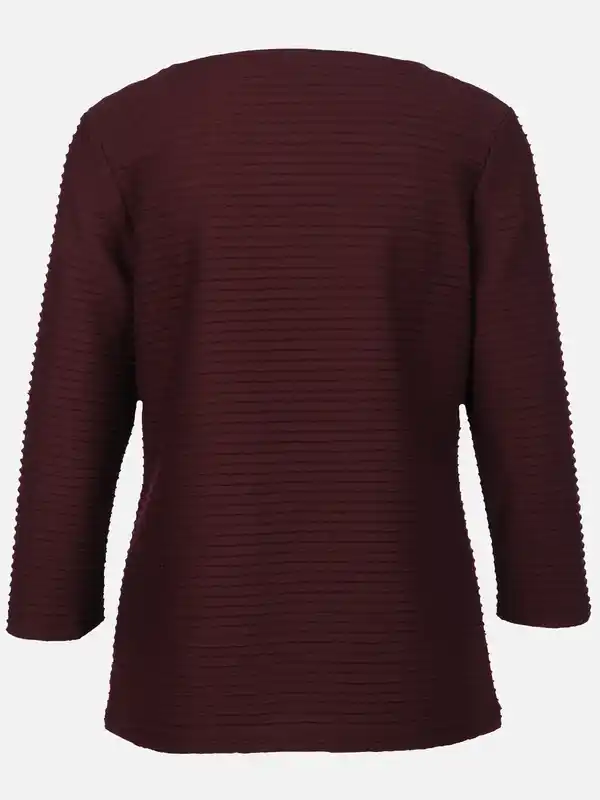 Bild 2 von Damen Struktur Shirt mit 3/4 Arm Lila