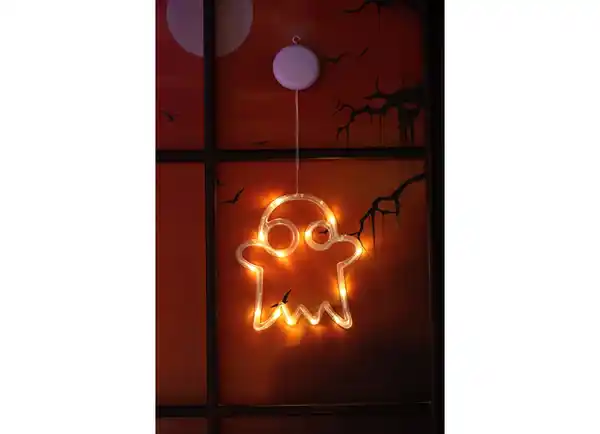 Bild 1 von Halloween LED-Fensterhänger mit 13/22 farbigen LEDs