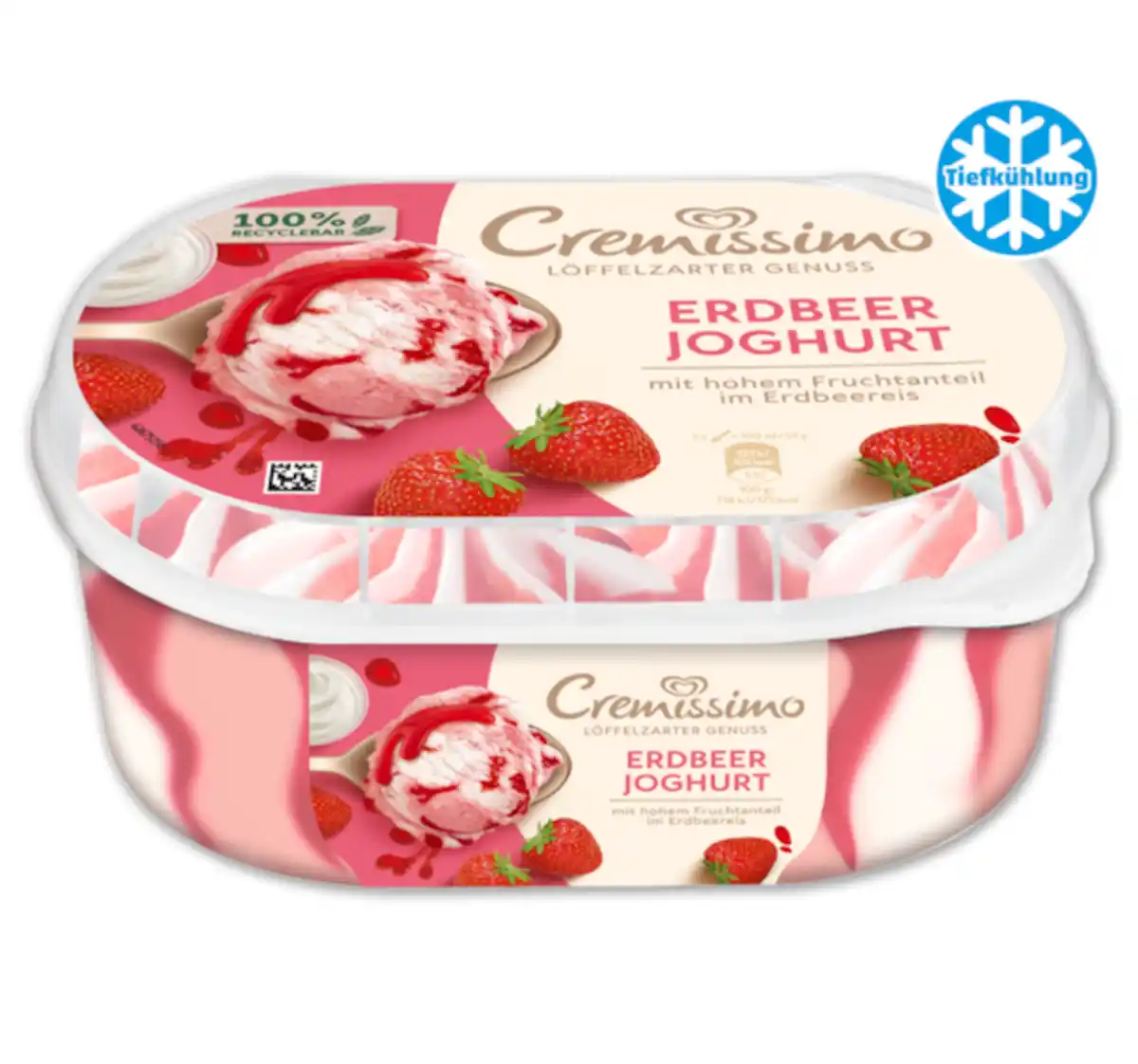 Bild 1 von LANGNESE CREMISSIMO Erdbeer Joghurt