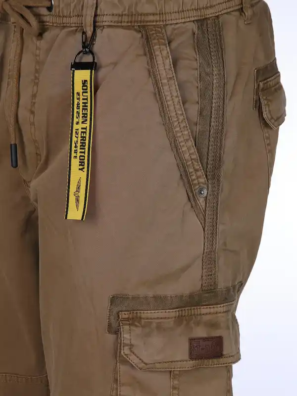 Bild 4 von Herren Cargohose mit Komfortbund Beige