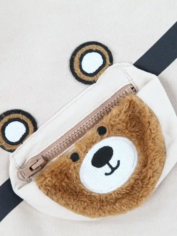 Bild 3 von Baby Jungen Set,2tlg., best. aus Sweatshirt und Hose Beige