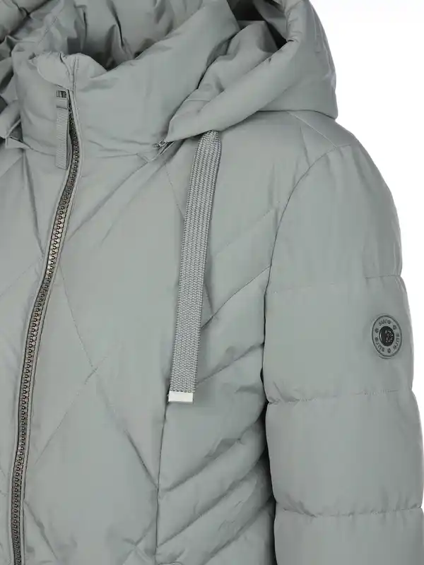 Bild 4 von Damen Steppmantel mit Kaputze Türkis