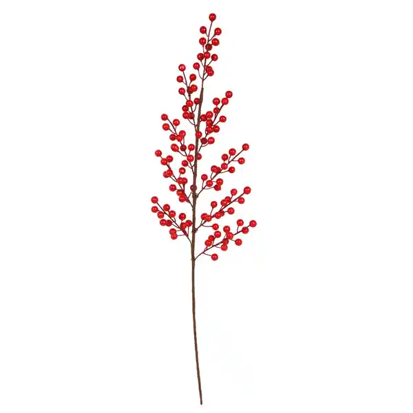 Bild 1 von Dekozweig mit roten Beeren