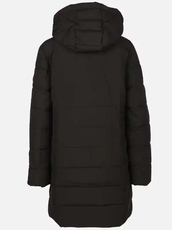 Bild 2 von Damen Steppmantel mit Kaputze Schwarz