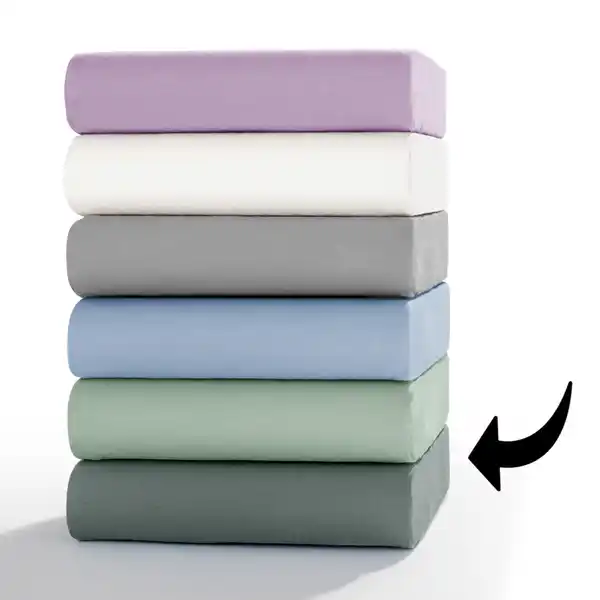 Bild 2 von Mako-Fein-Jersey-Spannbetttuch - ca. 180 - 200 x 200 cm