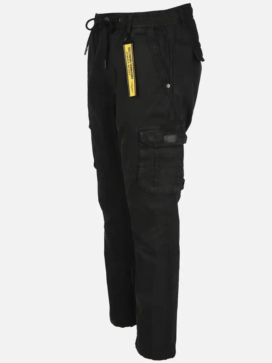 Bild 3 von Herren Cargohose mit Komfortbund Schwarz