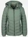 Bild 1 von Damen Steppjacke mit abnehmbarer Kapuze Salbei