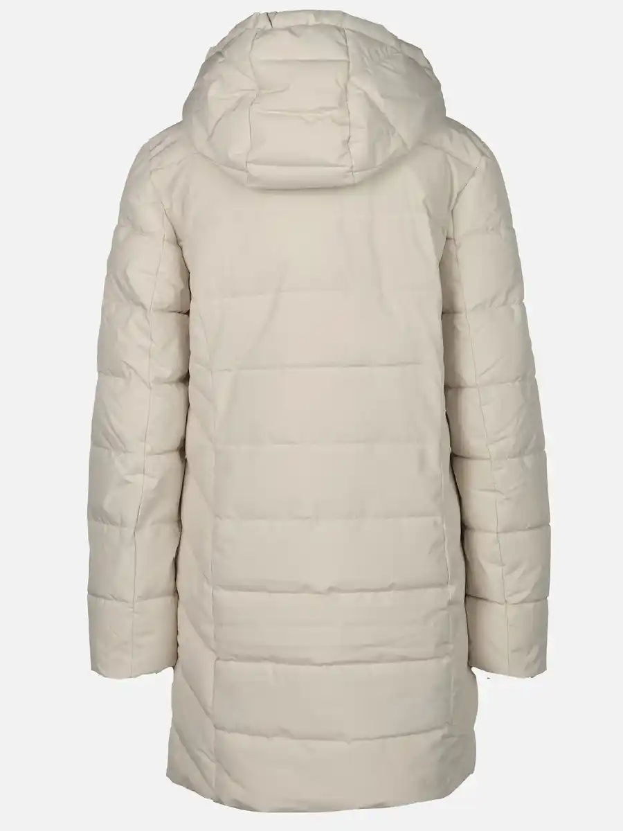 Bild 2 von Damen Steppmantel mit Kaputze Beige